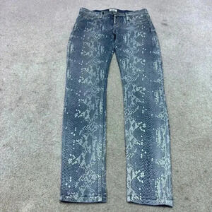 Hudson Jeans Blue White Skinny Pockets Women’s Size 26